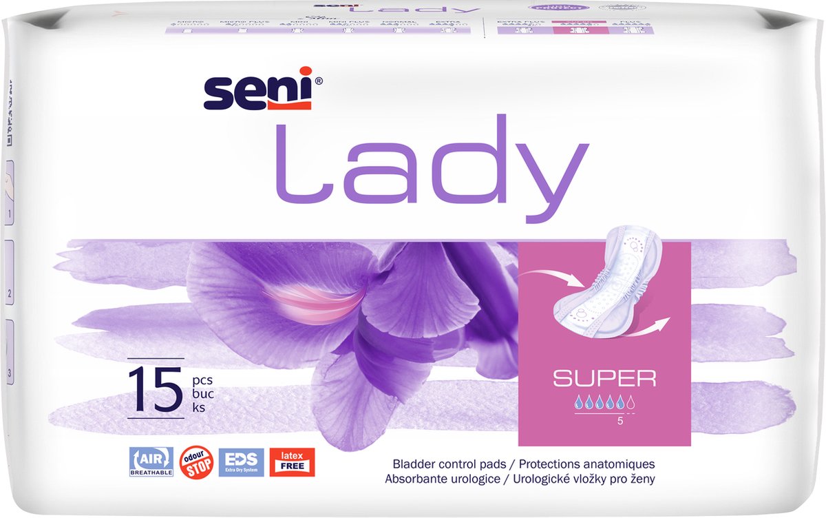 Goedkoopste Seni Lady Super Incontinentieverband (15 stuks