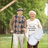 Alarmknop 4G-WIT voor ouderen zonder abonnement inclusief oplaadstation - senioren alarm - paniekknop - valalarm - persoonsalarm