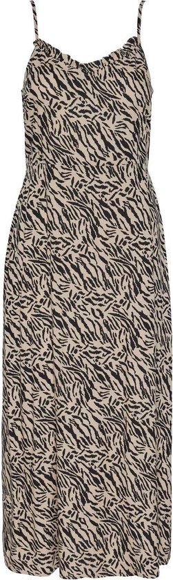 Pieces Jurk Pcnya Slip Ankle Dress Bf Bc 17135286 White Pepper/animal Dames Maat - M