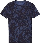 Garcia T-shirt T Shirt Met Print Q41010 70 Marine Mannen Maat - L