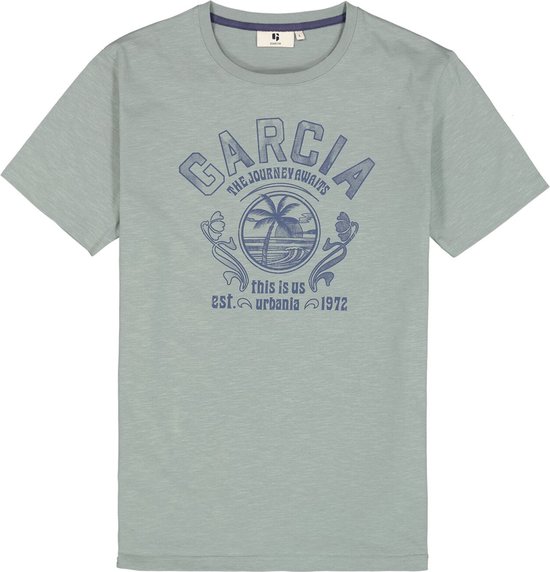 Garcia T-shirt T Shirt Q41001 6792 Light Sage Mannen Maat - L