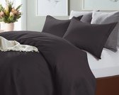 Sleep Wave - Bedsprei 2 persoons - 260x250cm + 2 kussenslopen 60x70cm - Antraciet