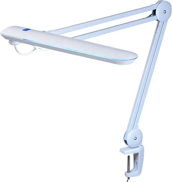 DRM Schaduwloze Energiebesparende Led Bureaulamp Wit 14W