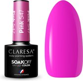 Claresa UV/LED Gellak Roze #547 - 5ml. - Roze - Glanzend - Gel nagellak