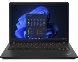 Lenovo ThinkPad X13 Gen 3 (Intel) Intel® Core™ i5 i5-1235U Laptop 33,8 cm (13.3") WUXGA 16 GB LPDDR5-SDRAM 512 GB SSD Wi-Fi 6E (802.11ax) Windows 11 Pro Engels Zwart