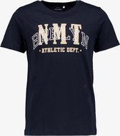 Name It jongens T-shirt met tekstopdruk blauw - Maat 134/140