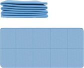 Bol.com Reisyogamat opvouwbare lichtgewicht antislip TPE yogamat 183 cm x 61 cm x 8 mm gymnastiekmat gevoerde fitnessmat voor re... aanbieding