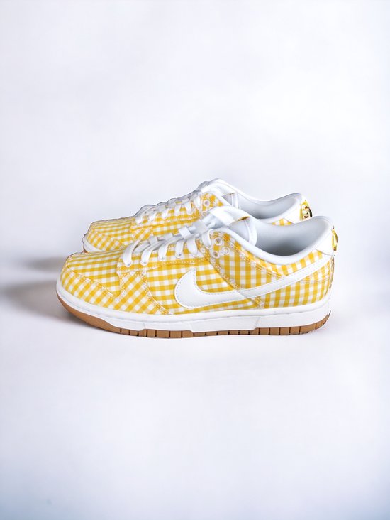 Nike dunk low ewt Yellow Gingham - femme - taille 38