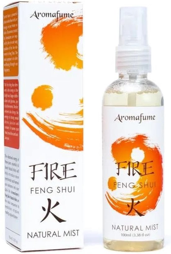 Aromafume - Feng Shui - Spray - Fire - Vuur - Luchtverfrisser - Natural Mist - 100ml