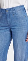 NYDJ High Rise Teresa Wide Leg Jeans Mediumblauw Premium Denim | Corfu