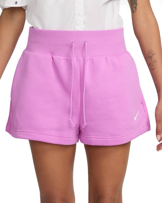 Nike Sportswear Phoenix Fleece short de sport femmes lilas