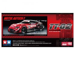 Tamiya Modelbouwpakket Militaire voertuigen - 58735 RC Motul Autech Z 2023 TT-02 Auto RC Plastic - 1:10 - Modelbouw