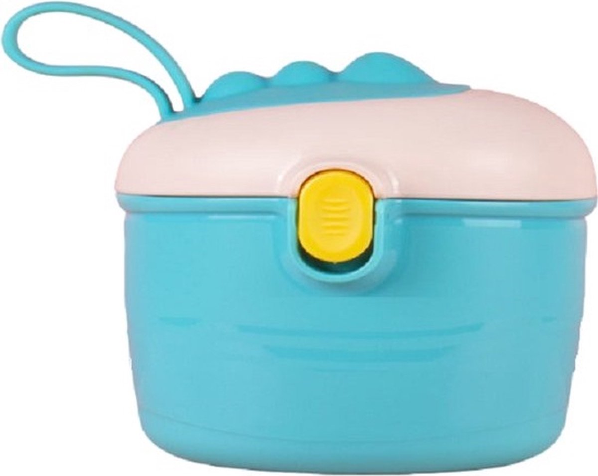 Goedkoopste Babyvoeding Dispenser - Baby Melkpoeder Doseer Box - Reisbox - Opbergdoos voor voeding - Dispenser met schep 220ML - Blauw