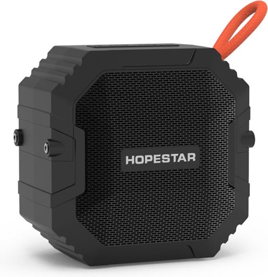 Draadloze Bluetooth Speaker Hopestar T7 Zwart – Mini Outdoor Waterdicht IPX7, 3W Stereo, FM, Handsfree, Subwoofer