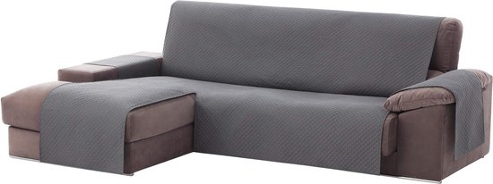 Housse de canapé Glamourantidérapante avec chaise-longue gauche, Bleu