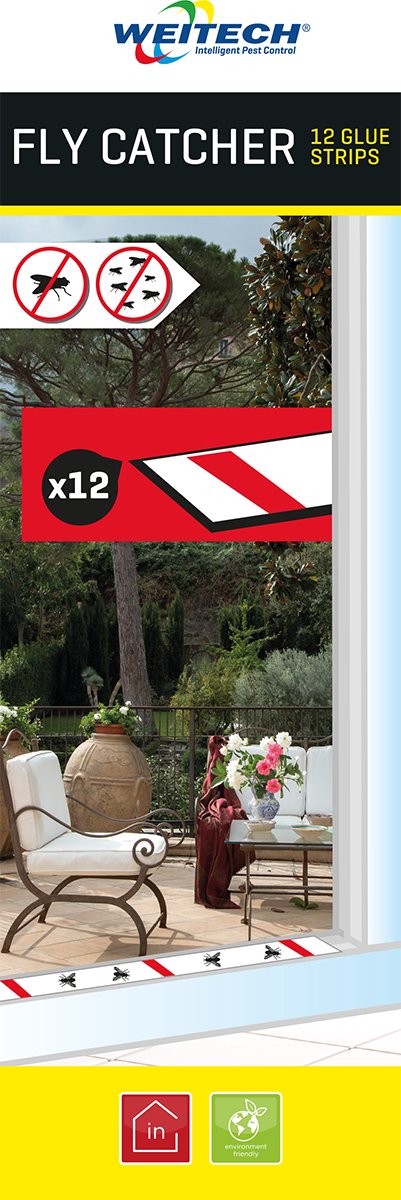 Weitech - Vliegenvanger - 12 Lijmstrips