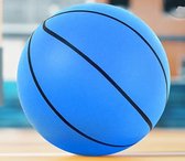 Stille Basketbal - Foam Ball - Zachte Bal - Geluidloos - Geschikt voor Indoorspel - Sport - Voorkomt Krassen - Blauw