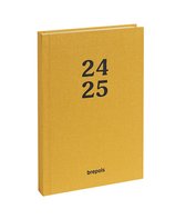 Brepols agenda 2024-2025 - RAINBOW - Dagoverzicht - Geel - 11.5 x 16.9 cm