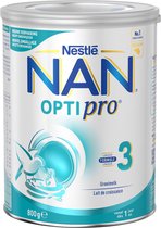 Nestlé - NAN® - OPTIPRO 3 - Opvolgmelk Groeimelk vanaf 1 jaar - Flesvoeding Baby - 1 x 800 gr