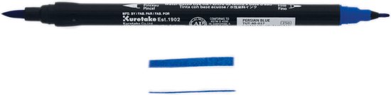 ZIG Art & Graphic Twin Tip brush marker - Persian Blue