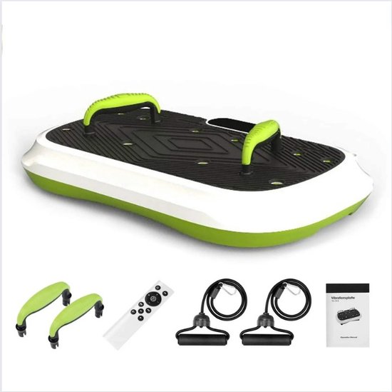 Bluefin Fitness Dubbele Motor 3D Krachtige Trilplaat | Oscillatie, Vibratie 3D Beweging | Groot Anti-Slip Oppervlakte | Bluetooth Speakers | Verlies Vet & Wordt Sterker vanuit Huis | VK Ontwerp