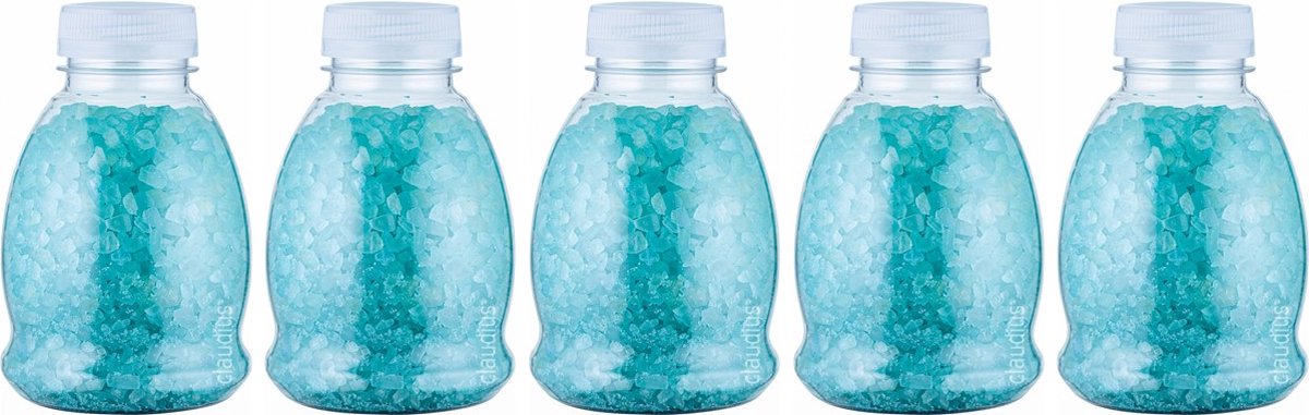Goedkoopste Claudius Badzout Hamam - 375 gram - Fles met transparante dop - Set van 5 stuks
