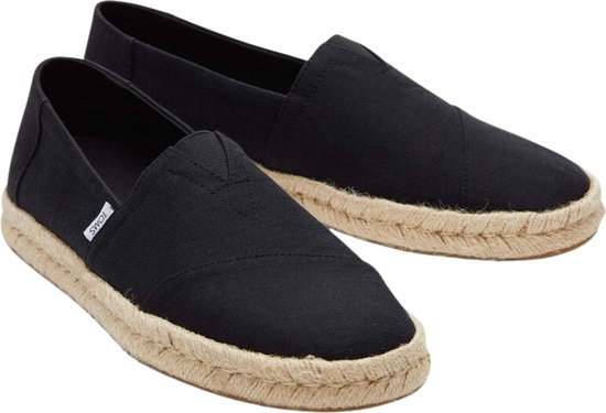 Toms - Schoenen Zwart Alpargata rope 2.0 loafers zwart