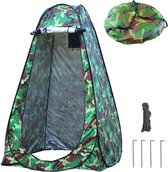 Tente de douche Pop-up 190 cm - Douche de camping - Tente à langer - avec Piquets de tente et sac de transport - Army Camouflage