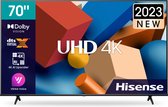 Hisense 70A6K, 177,8 cm (70"), 3840 x 2160 Pixels, LED, Smart TV, Wifi, Zwart