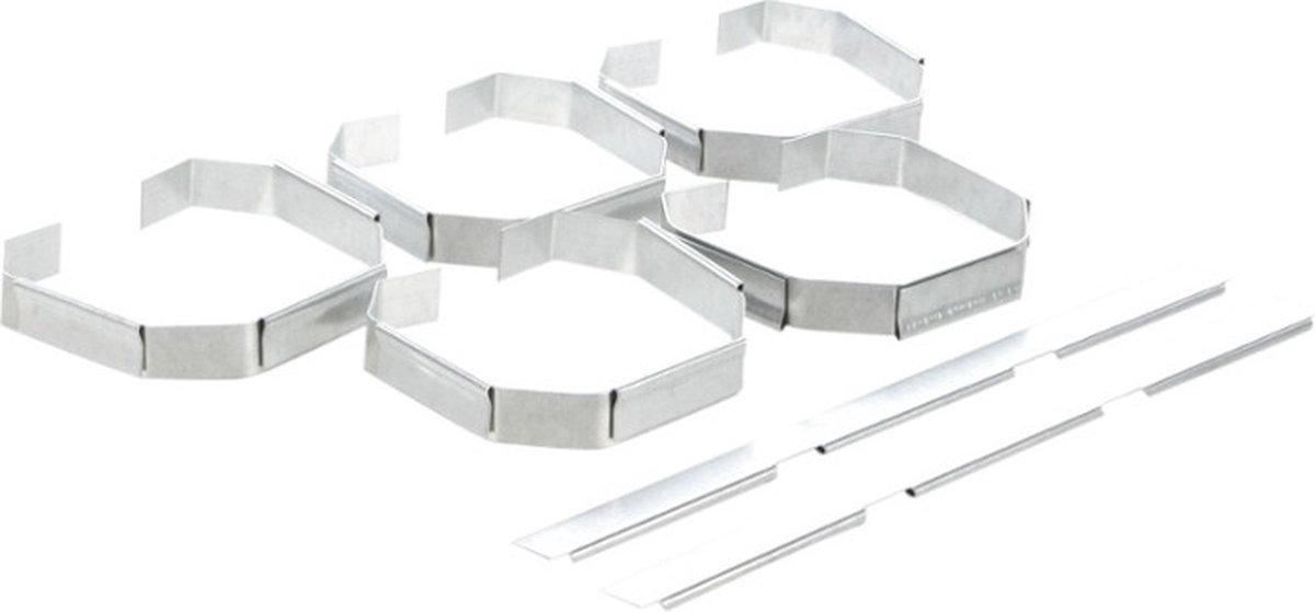 RTA - Designs Traditional steel clips joining system 5 delig uitbreidingsset