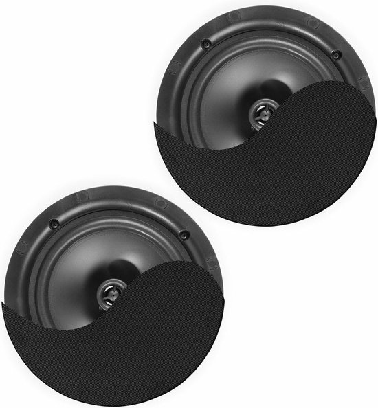 Plafondspeakers Bluetooth - Power Dynamics NCBT5B speakerset - 40W - Zwart van Power Dynamics — afbeelding 4