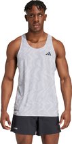 adidas Performance Ultimate HEAT.RDY Engineered Running Singlet - Heren - Grijs- XS