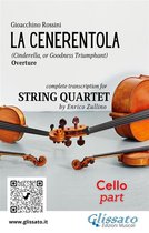 La Cenerentola - String Quartet 4 - Cello part of "La Cenerentola" overture for String Quartet