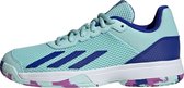 adidas Performance Courtflash Tennis Schoenen - Kinderen - Turquoise- 35