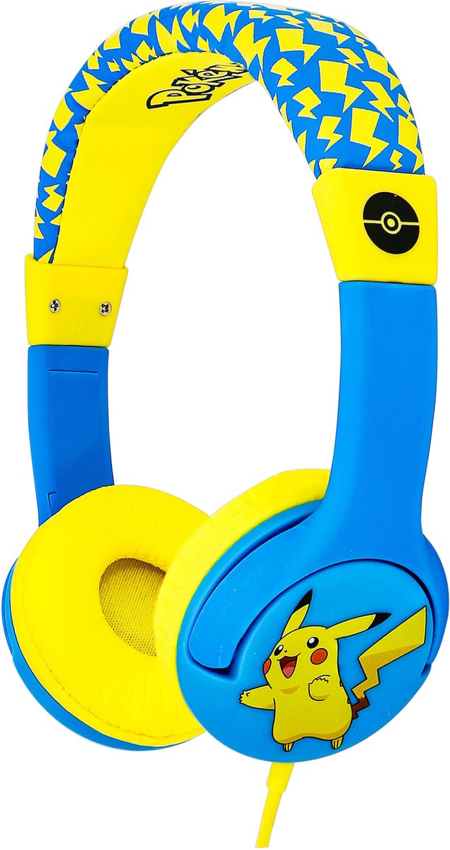 Pok?mon Static - kinder koptelefoon - volumebegrenzing - verstelbaar - comfortabel