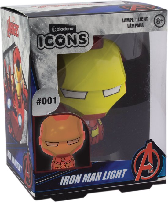 Marvel - Avengers Iron Man Icon Light - 10cm van Marvel — afbeelding 3