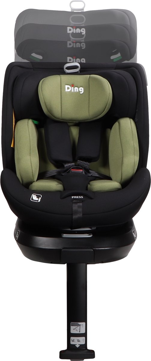 Ding Kai Autostoel - Forest Green - 360° Draaibare Isofix Autostoel - i-Size - Vanaf 40 tot 150cm - 0 tot 12 jaar van Ding Kai — afbeelding 5