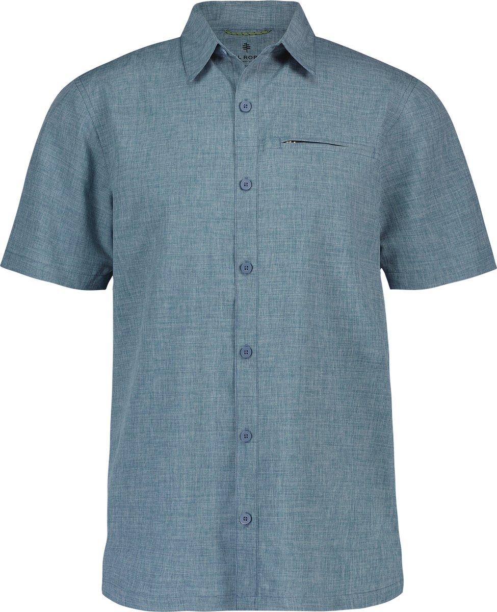 Royal Robbins Amp Lite S/S Shirt - Outdoorblouse - Korte mouwen - Heren - Blauw - Maat M