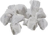 Decoratieve stenen voor witte vaas H18