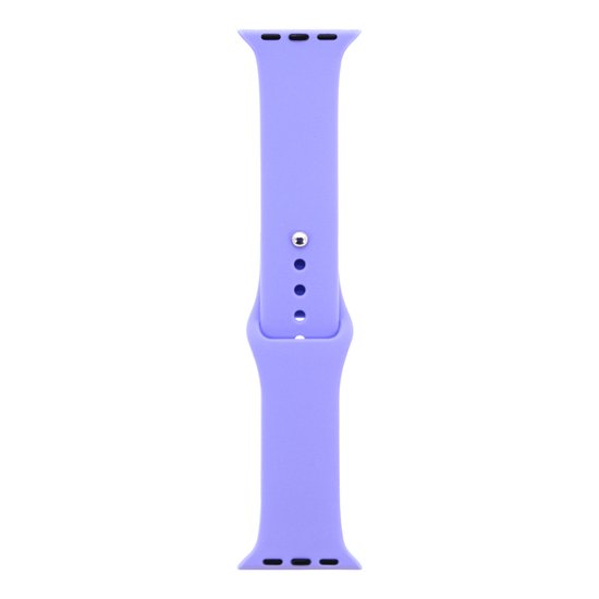 bracelet smartwatch Silicone pour bracelet de montre - Violet - Convient pour 42 / 44 / 49mm - Smartwatch Siliconen Strap