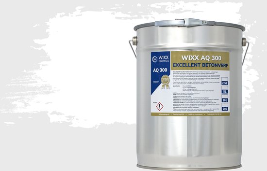 Wixx AQ 300 Excellent Betonverf - 20L - Wit