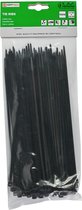 Colliers de serrage - Tie ribs - Tie wraps - Ty Raps - 200 x 3,6 mm - noir - 100 pièces