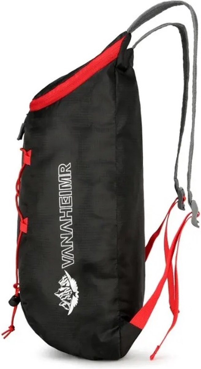 Rugzak 20 liter - Wandelrugzak - opvouwbaar - lichtgewicht - waterafstotend - ultralicht Backpack - Zwart – foto 2