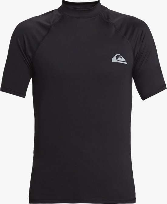 Quiksilver - UV-surf T-shirt voor heren - Everyday - Korte mouw - UPF50+ - Zwart - maat M