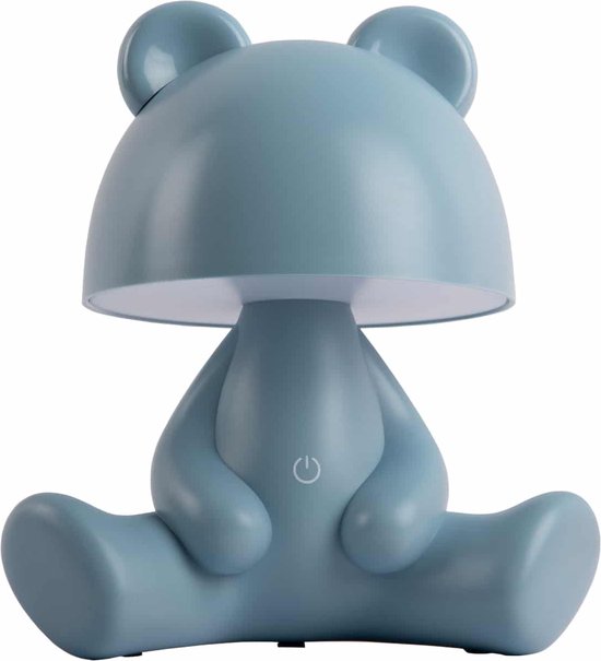 Leitmotiv Tafellamp Bear - Blauw - 22x17x27cm - Scandinavisch