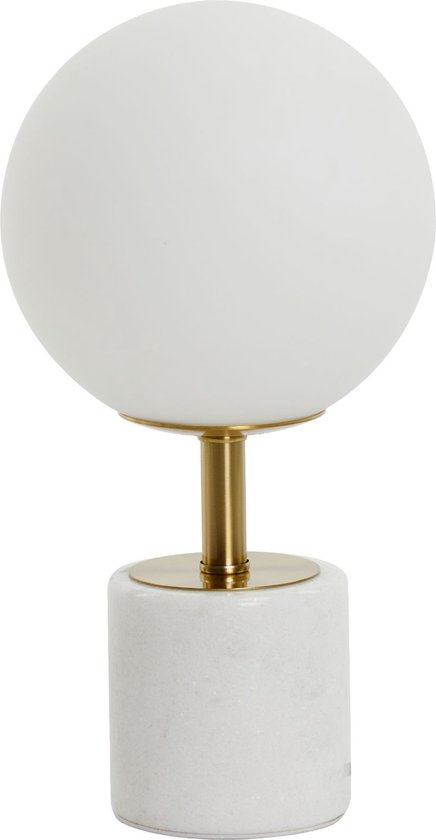 Light & Living Tafellamp Medina - Wit - Ø20cm - Modern