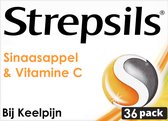 Strepsils Keelverzorging Sinasappel & Vitamine C - 36 tabletten