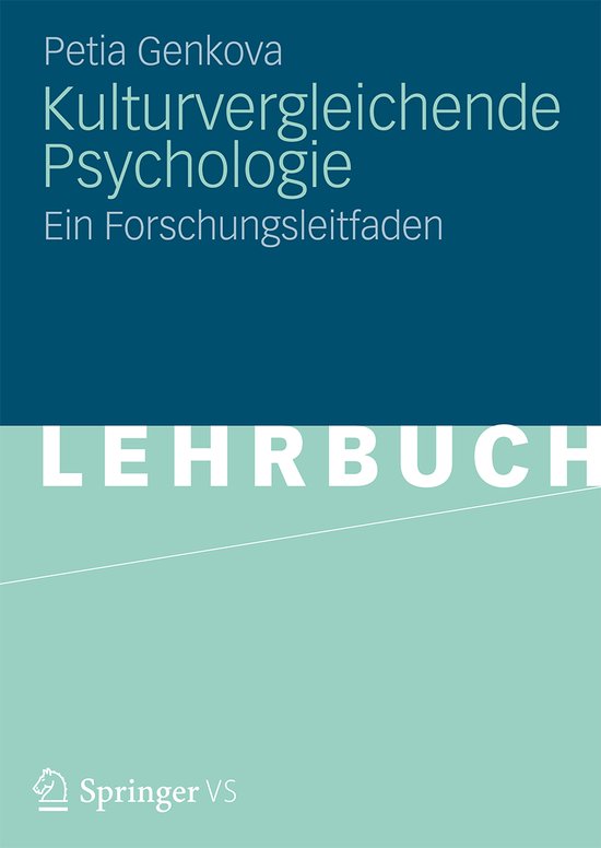 Kulturvergleichende Psychologie - cover