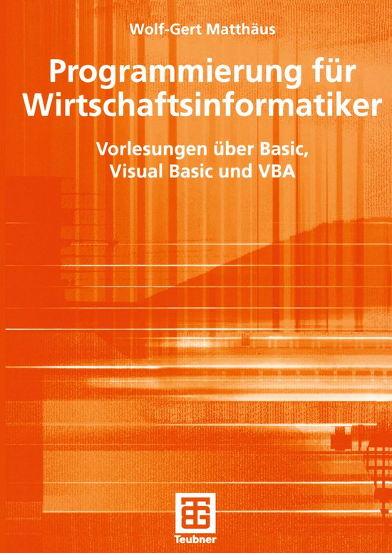 Programmierung für Wirtschaftsinformatiker - cover