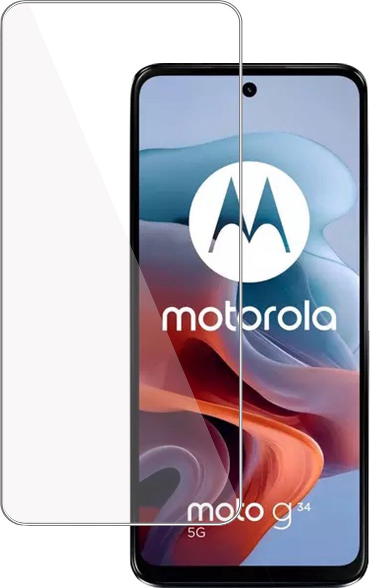 Screenprotector geschikt voor Motorola Moto G34 Screenprotector – Gehard Glas - Proteqt+